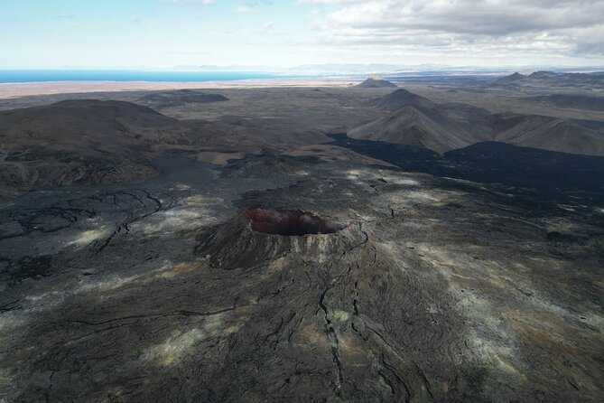 Iceland Volcanic Eruption Area Helicopter Tour from Reykjavík - Reykjavik from above: city colors meet icy blues