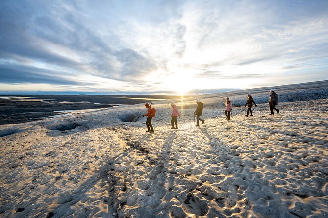 Jökulsárlón: Blue Ice Cave and a Long Glacier Hike - Stop One: Breiðamerkurjökull Walking With Crevasses and Ice Features