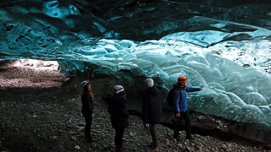 Jökulsárlón: Crystal Ice Cave Super Jeep Tour - Gear check on the ice: helmets, headlamps, crampons, and why it feels easy