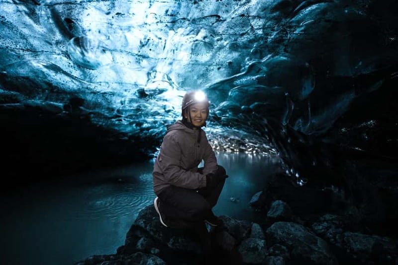 Jökulsárlón: Vatnajökull Glacier Ice Cave Tour by Super Jeep - Inside the crystal ice cave: timing, safety gear, and uneven footing