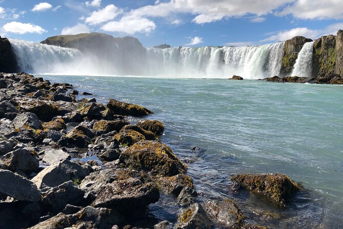 Lake Myvatn Private Day Tour Mývatn, Godafoss Waterfall for Cruise Ships - Godafoss Waterfall Stop, The “Waterfall of the Gods”