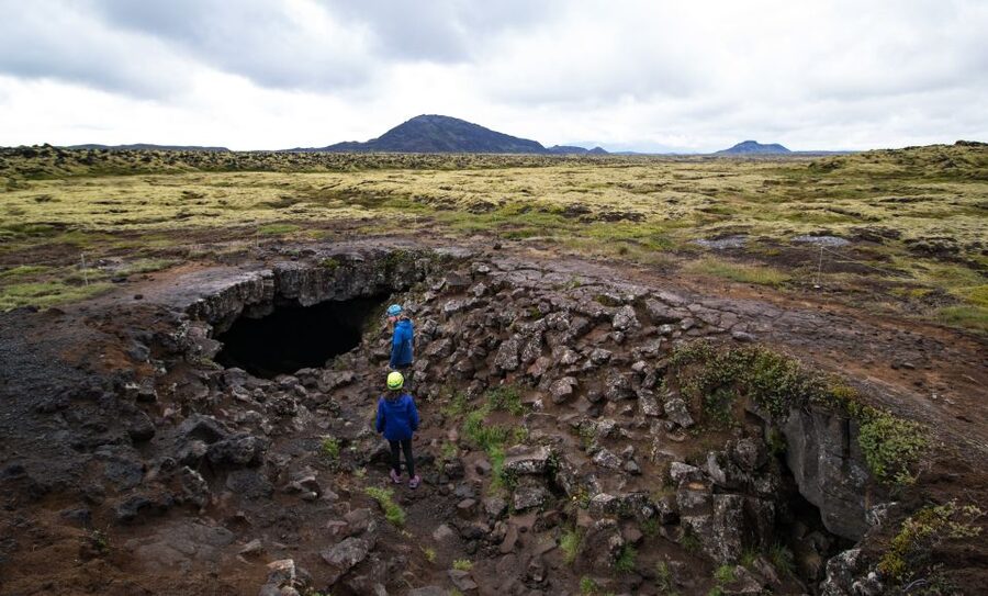 Leidarendi Cave: Lava Tunnel Caving from Reykjavik - Leiðarendi Cave, the lava tunnel that feels like a different planet