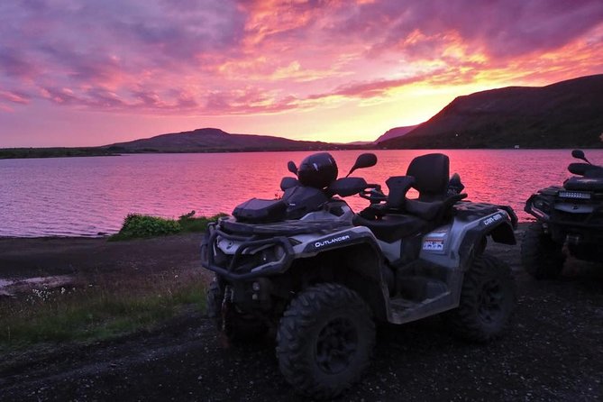 Midnight Sun ATV Adventure from Reykjavik - Ulfarsfell and Hafrafell: where the views make the late night pay off