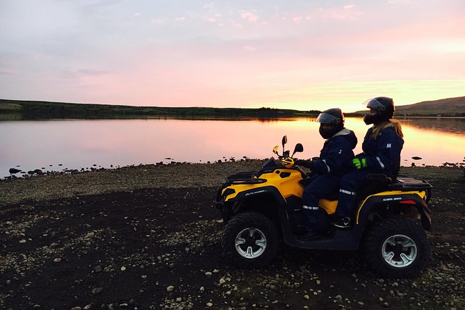 Midnight Sun ATV Adventure from Reykjavik - Midnight sun in real time: sunset, then sun again
