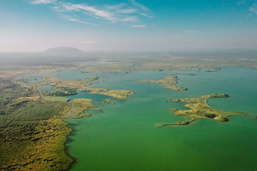 Port Akureyri: Godafoss Waterfall, Myvatn and Baths Tour - Grjótagjá cave and the hot blue river pause