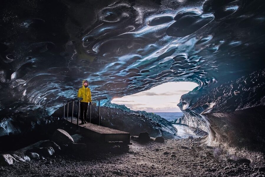 Premium Blue Ice Cave Tour - hot soup & hot drink incl. - Entering the Blue Ice Cave: what you’ll actually see