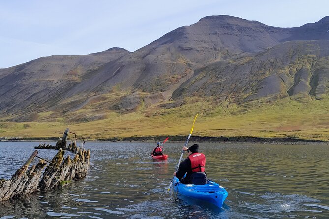 Private: Guided kayak tour in Siglufjörður / Siglufjordur. - Getting suited up: drysuits, buoyancy, and staying comfortable