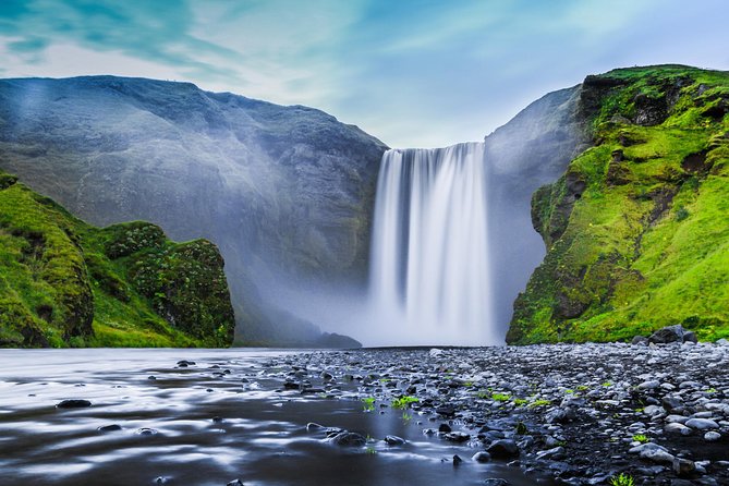 Private Jeep Tour - Golden Circle and South Coast Combo - Stop 4: Skógafoss and the Staircase Views You Can Earn