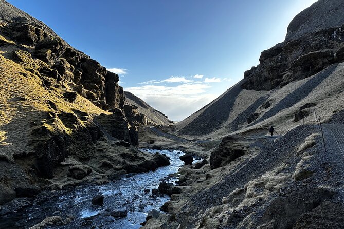 Private South Coast tour - Sólheimajökull Glacier: blue ice and glacier change you can see