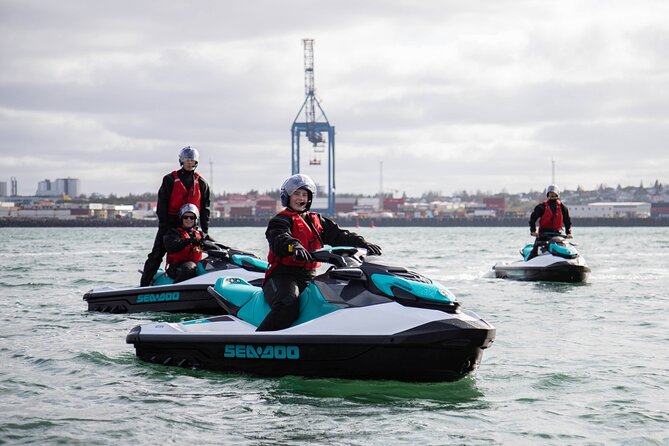 Puffin Jet ski tour in Reykjavík - Safety, gear, and the helmet communication system that makes it feel calm