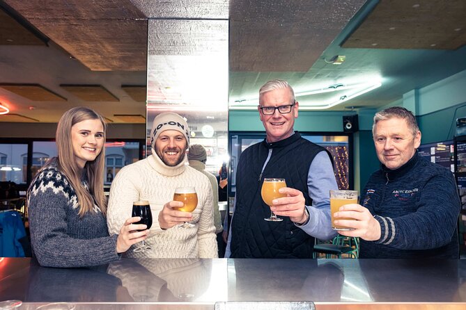 Reykjavik Beer & Booze Tour - Session Craft Bar: the tasting flight, plus tips and stories while the group settles in