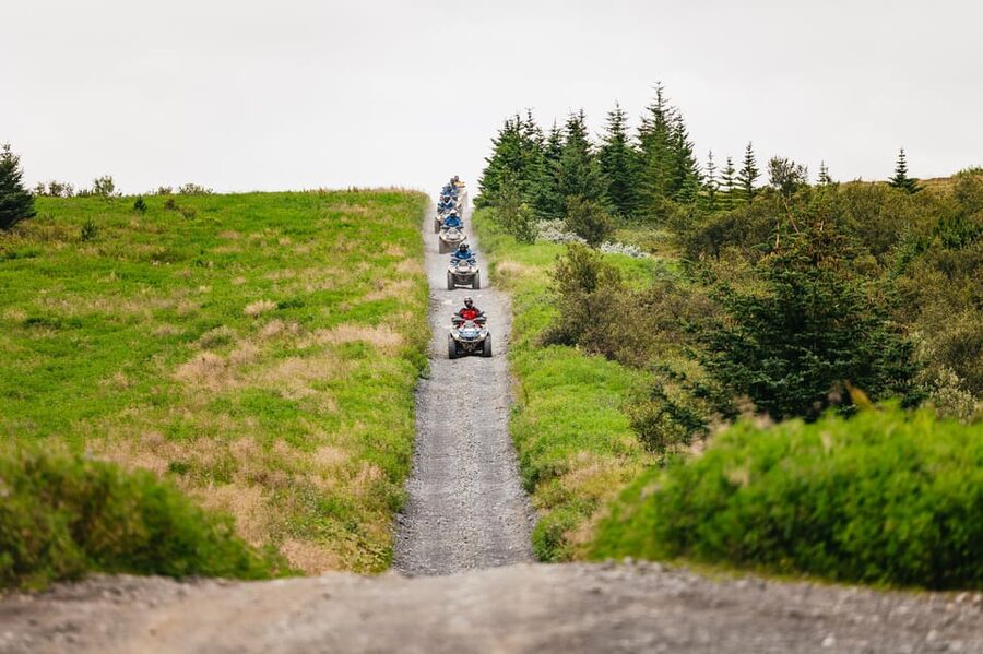 Reykjavik: Countryside Guided ATV Tour with Transfers - The Route to Reykjavik Peak: Gravel, Lake Hafravatn, and Mountain Trail