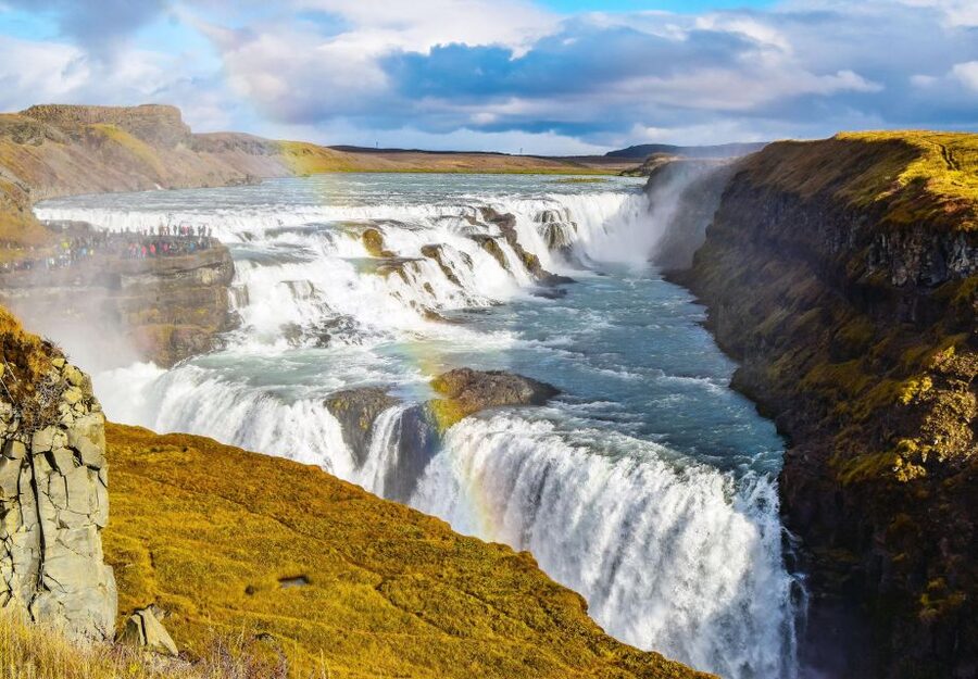 Reykjavík: Golden Circle Afternoon Tour - Gullfoss Waterfall: Golden Falls in a Tight Photo Window