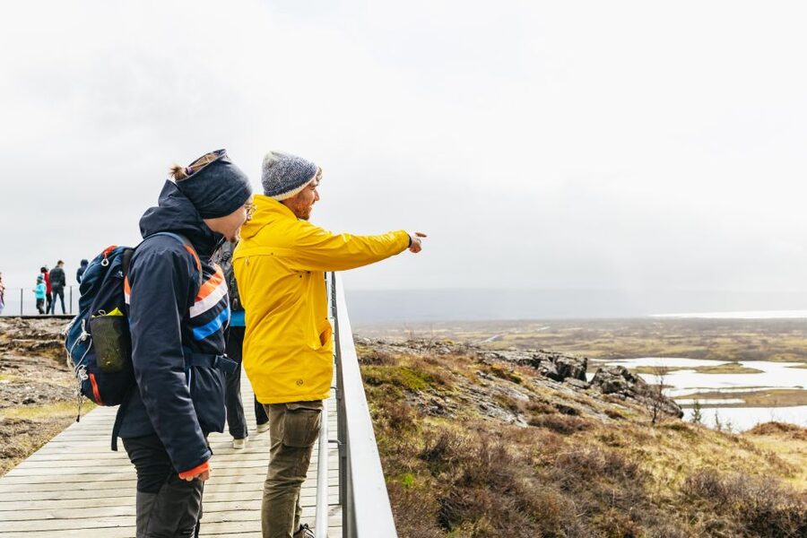 Reykjavik: Golden Circle, Crater & Blue Lagoon Minibus Tour - Geysir geothermal area and Strokkur eruptions, plus lunch nearby