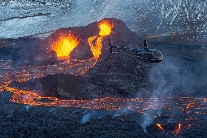 Reykjavik Helicopter Private Tour of Volcanoes - Coastal Cliffs, Bird Nesting, and the Atlantic to the South