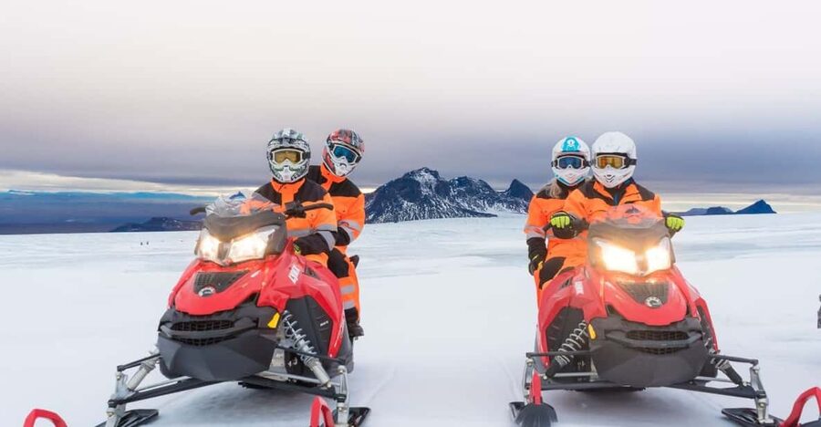 Reykjavík: Langjökull Glacier Snowmobile Tour with Ice Cave - Reykjavik transfer to Skjól Basecamp: where most of the day actually goes