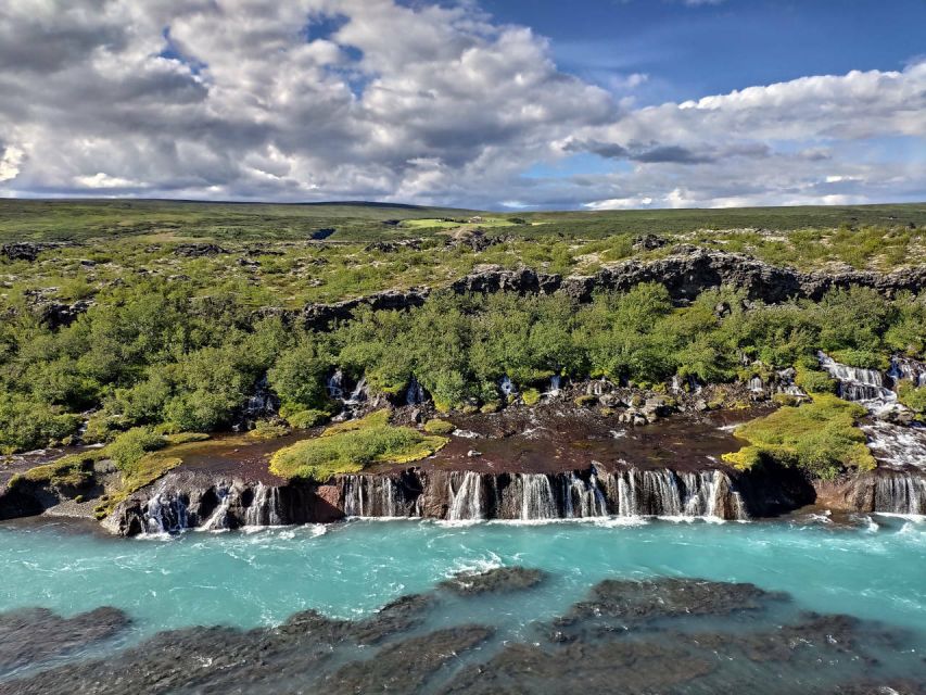 Reykjavik: Lava Cave, Hot Springs, Horses & Waterfalls Tour - Hraunfossar and Barnafoss: where the lava field shapes the waterfall math