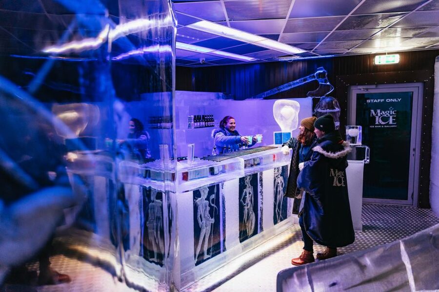Reykjavik: Magic Ice Bar Entrance and Welcome Drink - Poncho and gloves: what to wear for comfort in the ice bar