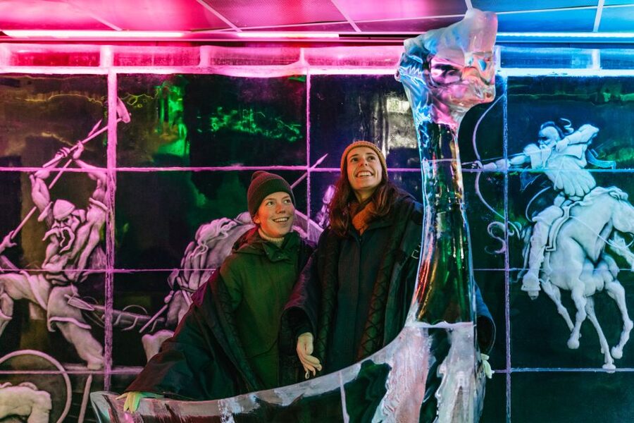 Reykjavik: Magic Ice Bar Entrance and Welcome Drink - Walking through the Viking ice gallery, and why the story matters