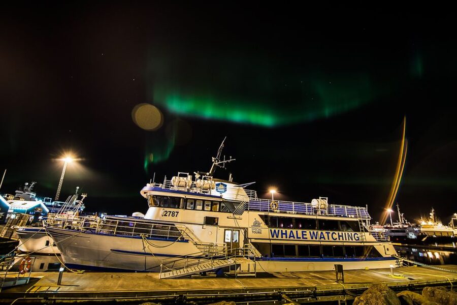 Reykjavik: Northern Lights Guided Boat Tour - Onboard Guide Stories, Photo Downloads, and WiFi for the Wait