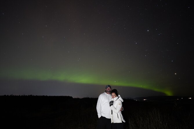 Reykjavik Northern Lights Tour with Pro Aurora Photos Small Group - Warm snacks, cocoa, and Viking outfits while you wait