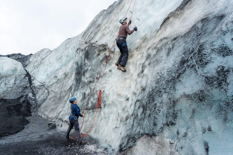 Reykjavík: Sólheimajökull Glacier Hike & Ice Climbing Intro - The ice climbing intro: a controlled chance to try ascending a wall