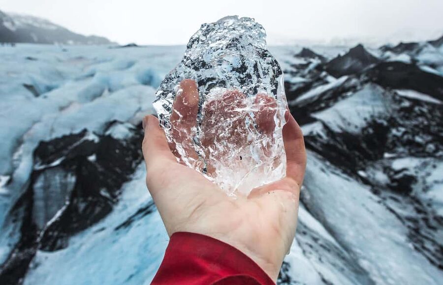 Reykjavik: South Coast, Glacier Hike & Northern Lights Combo - Clear skies bonus: seeing volcanic names from the road
