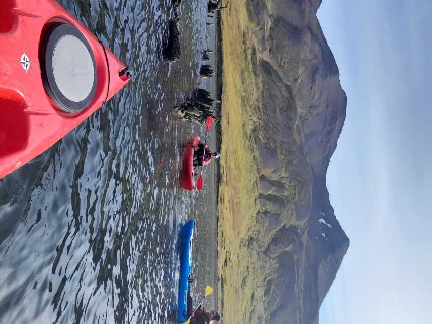 Siglufjörður / Siglufjordur: Guided kayak tour. - Drysuit setup and the first lesson, comfort comes before control