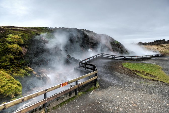 Silver Circle: Lava Cave, Waterfalls & Iceland Horses-Small Group - Vidgelmir Lava Cave: hard hats, headlamps, and a colorful lava tube