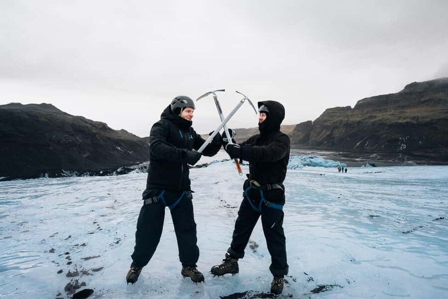 Sólheimajökull: Blue Ice Glacier Hike near Vík (Easy) - Safety gear that makes beginners feel in control