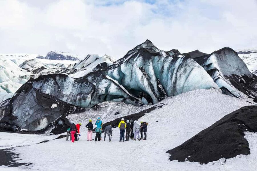 Sólheimajökull: Blue Ice Glacier Hike near Vík (Easy) - Blue crevasses, ridges, and moulins: what you see on the ice