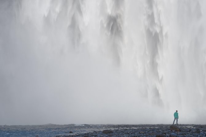 South Coast and Glacier Hike from Reykjavik - Seljalandsfoss: the walk-behind moment, when weather permits