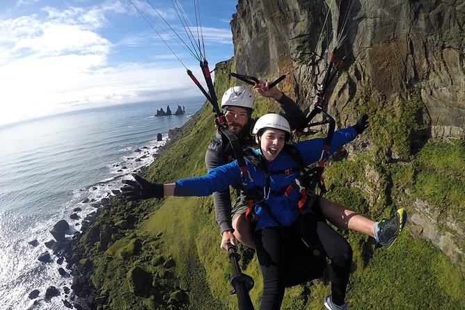 Tandem Paragliding Flights from Vik - Takeoff, Thermal Currents, and What You Feel in Flight