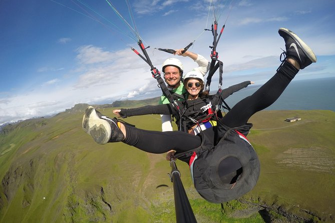 Tandem Paragliding Flights from Vik - Your Real Time in the Sky, Plus the Photo and Video Deal