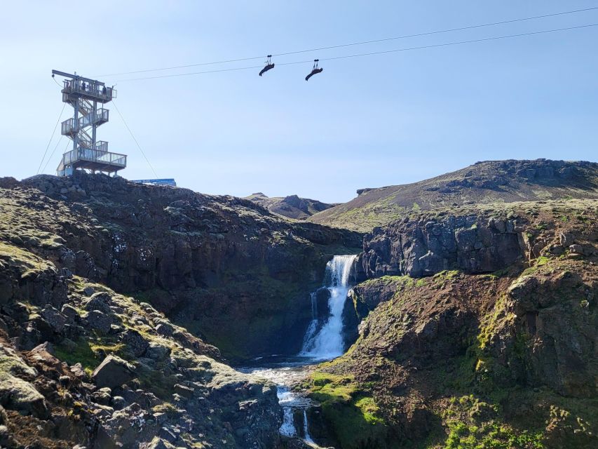 The Falcon : Superman ride with Mega Zipline Iceland - Falcon Superman Ride: Long, Fast, and Headfirst Flying