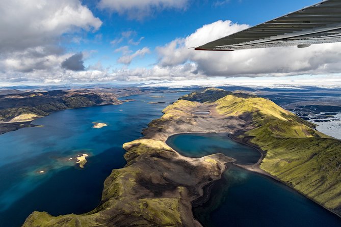 Ultimate Airplane Sightseeing Flight from Skaftafell - Lakagígar crater chain: moss, red and black rock, and weird beauty