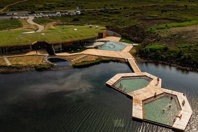 Vök Baths Admission Ticket - The geothermal floating pools and the view at poolside