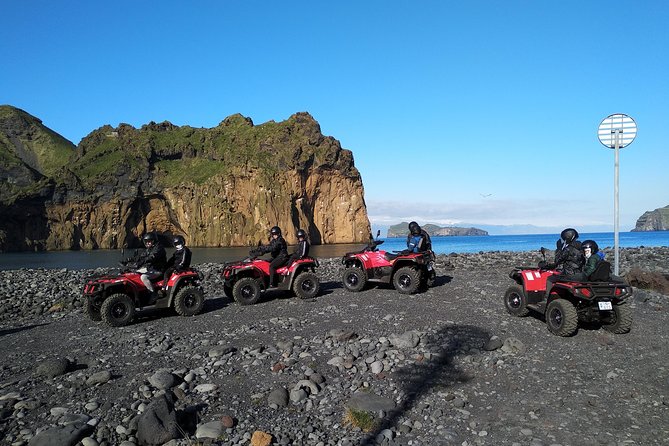 Volcano ATV Tour - Prestvik Beach Stop: Pelagus Shipwreck and a Gripping Human Story by the Water