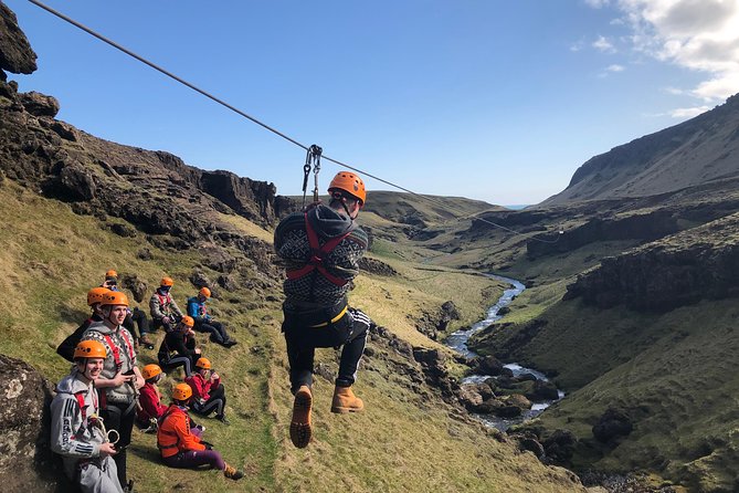Zipline and Hiking Adventure Tour in Vík - The hike between lines: short steps, real hills, slippery bits